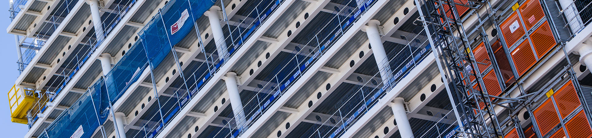 Steelwork at Paddington London